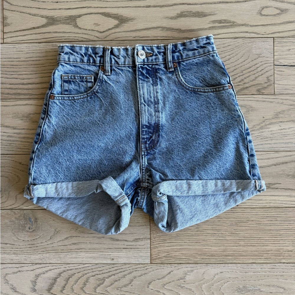 Zara Blue Jean Shorts for Women